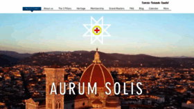 What Aurumsolis.org website looked like in 2019 (4 years ago)
