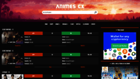 What Animescx.net website looked like in 2019 (4 years ago)