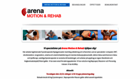 What Arenamotion.se website looked like in 2019 (4 years ago)