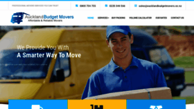 What Aucklandbudgetmovers.co.nz website looked like in 2019 (4 years ago)