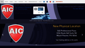 What Aicsecurity.com website looked like in 2019 (4 years ago)