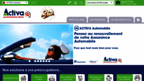 What Activa-cameroun.com website looked like in 2019 (4 years ago)
