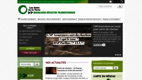 What Amisdelaterre.org website looked like in 2019 (4 years ago)