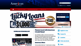 What American1cu.org website looked like in 2019 (6 years ago)