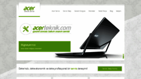 What Acerteknik.com website looked like in 2019 (4 years ago)