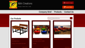 What Abhicreations.com website looked like in 2019 (4 years ago)