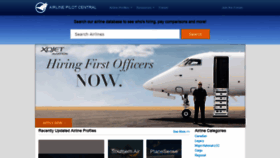 What Airlinepilotcentral.com website looked like in 2019 (4 years ago)