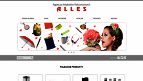 What Allesreklama.pl website looked like in 2019 (4 years ago)