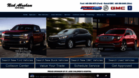 What Abrahamautomall.com website looked like in 2019 (4 years ago)