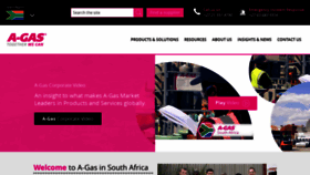 What Agassouthafrica.com website looked like in 2019 (4 years ago)