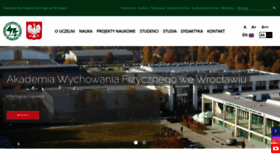 What Awf.wroc.pl website looked like in 2019 (4 years ago)
