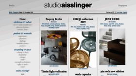 What Aisslinger.de website looked like in 2019 (4 years ago)
