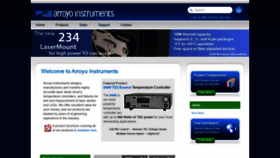 What Arroyoinstruments.com website looked like in 2019 (4 years ago)