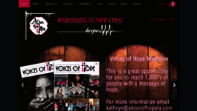 What Adoorofhopela.com website looked like in 2019 (4 years ago)