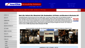 What Ameriglide-rochester-ny.com website looked like in 2019 (4 years ago)