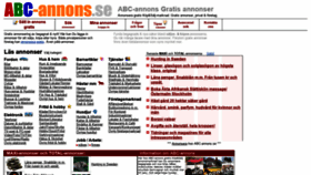 What Abc-annons.se website looked like in 2019 (4 years ago)