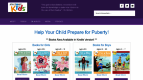 What Anatomyforkids.com website looked like in 2019 (4 years ago)