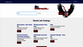 What Armedservicesjobs.com website looked like in 2019 (4 years ago)