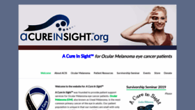 What Acureinsight.net website looked like in 2019 (4 years ago)