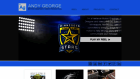 What Andygeorge.net website looked like in 2019 (4 years ago)