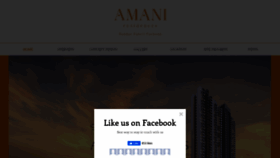 What Amaniresidences.com website looked like in 2019 (4 years ago)