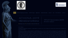 What Athenaconference.com website looked like in 2019 (4 years ago)