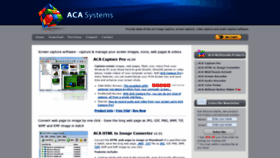 What Acasystems.com website looked like in 2019 (4 years ago)