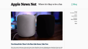 What Applenewsnet.com website looked like in 2019 (4 years ago)