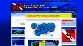 What Aquanauts.biz website looked like in 2019 (4 years ago)