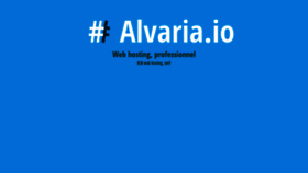 What Alvaria.io website looked like in 2019 (4 years ago)