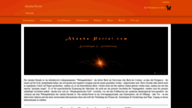 What Akasha-portal.com website looked like in 2019 (4 years ago)