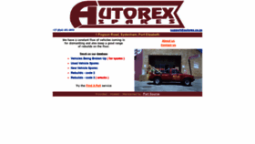 What Autorex.co.za website looked like in 2019 (4 years ago)