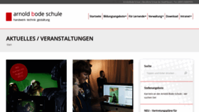 What Arnoldbodeschule.de website looked like in 2019 (4 years ago)