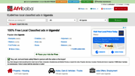 What Afribaba.ug website looked like in 2019 (4 years ago)