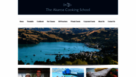What Akaroacooking.co.nz website looked like in 2019 (4 years ago)