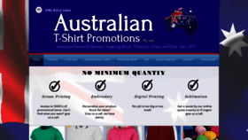 What Australiantshirtpromotions.com.au website looked like in 2019 (4 years ago)