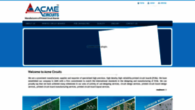 What Acmecircuit.com website looked like in 2019 (4 years ago)