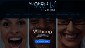 What Advanceddentalofdenville.com website looked like in 2019 (4 years ago)