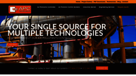 What Apctechnologies.net website looked like in 2019 (4 years ago)