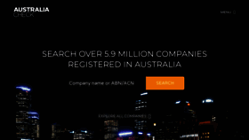 What Australiacheck.com website looked like in 2019 (4 years ago)