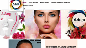 What Aduroskincare.com website looked like in 2019 (4 years ago)