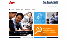 What Aonbenefitscare.com website looked like in 2019 (4 years ago)