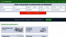 What Autowereld.nl website looked like in 2019 (4 years ago)