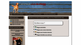 What Animaux-sur-la-plage.com website looked like in 2019 (4 years ago)