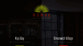 What Agave.nyc website looked like in 2019 (4 years ago)