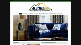 What Alpinemgmt.com website looked like in 2019 (4 years ago)