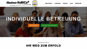 What Akademie-kobico.de website looked like in 2019 (4 years ago)