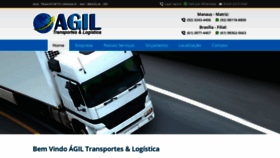 What Agiltransportes.com website looked like in 2019 (4 years ago)