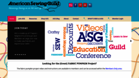 What Asg.org website looked like in 2019 (4 years ago)