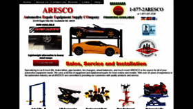 What Aresco.org website looked like in 2019 (4 years ago)